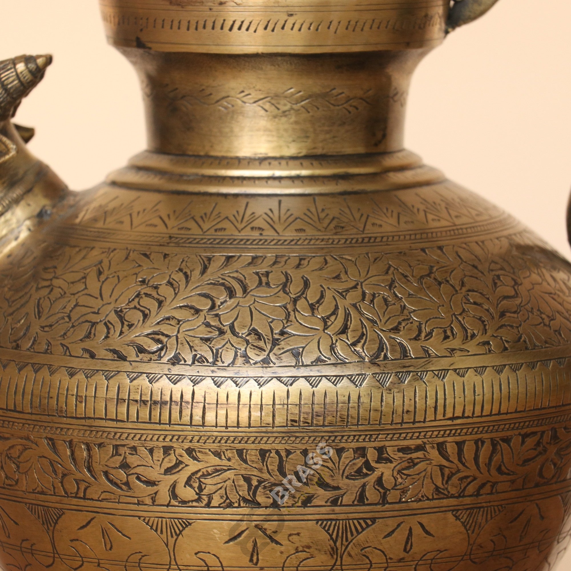 Handcrafted Brass Nandi Head Jug