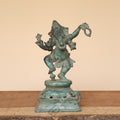 Handcrafted Brass Dancing Ganesha Idol