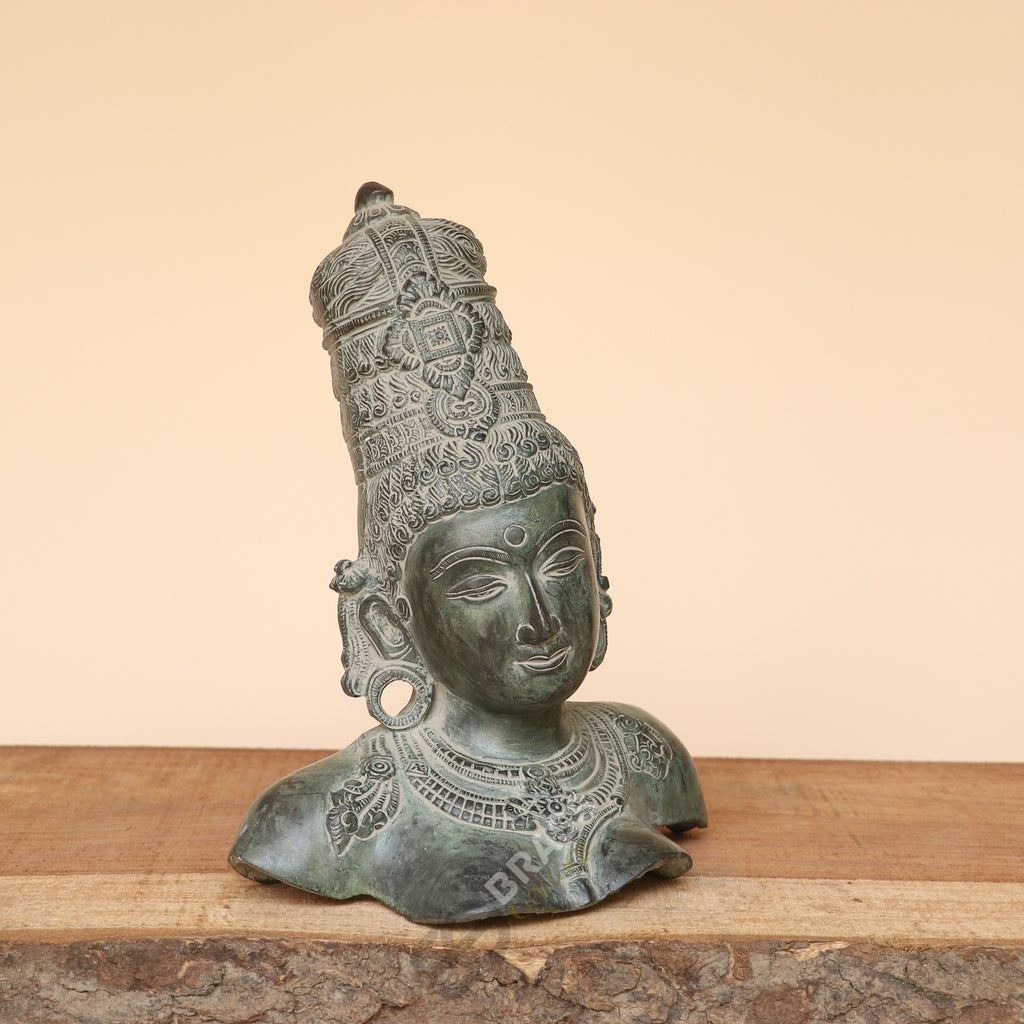 Handcrafted Goddess Parvati Bust