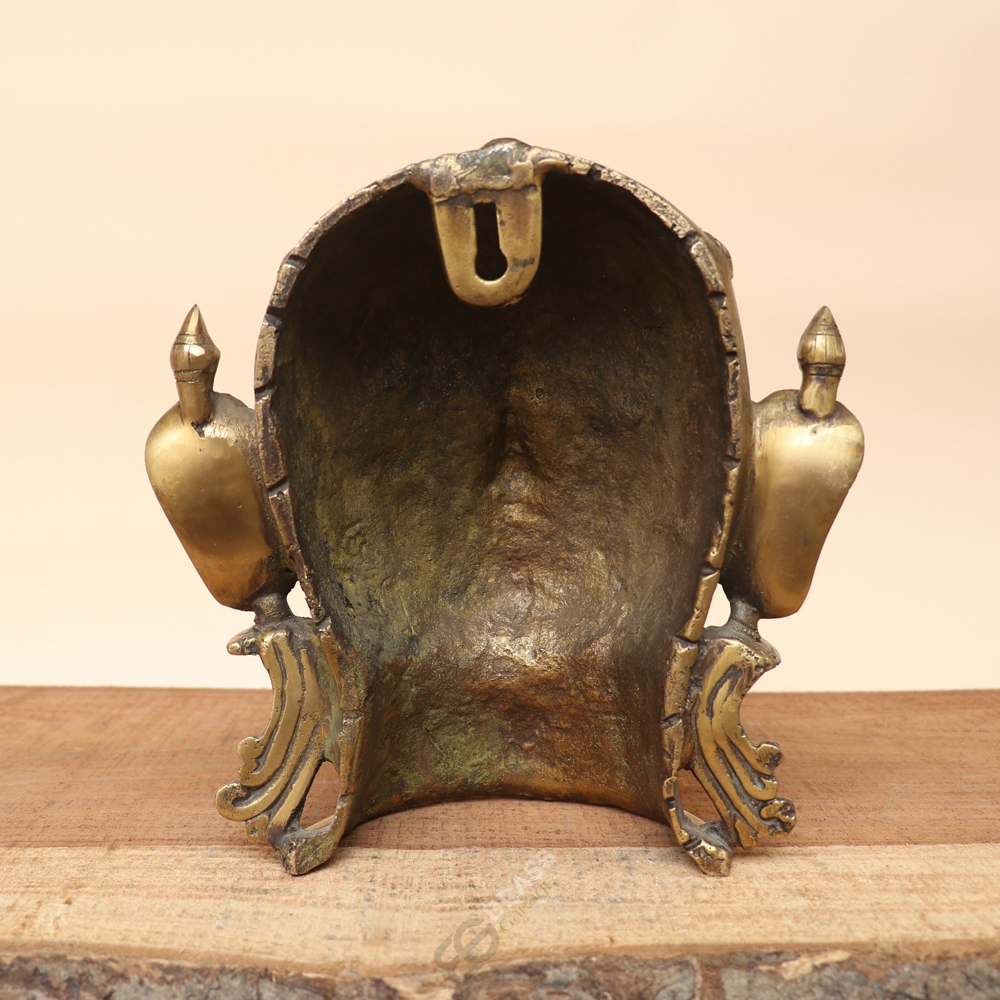 Handcrafted Brass Parvati Mukhalingam with Prabhavali