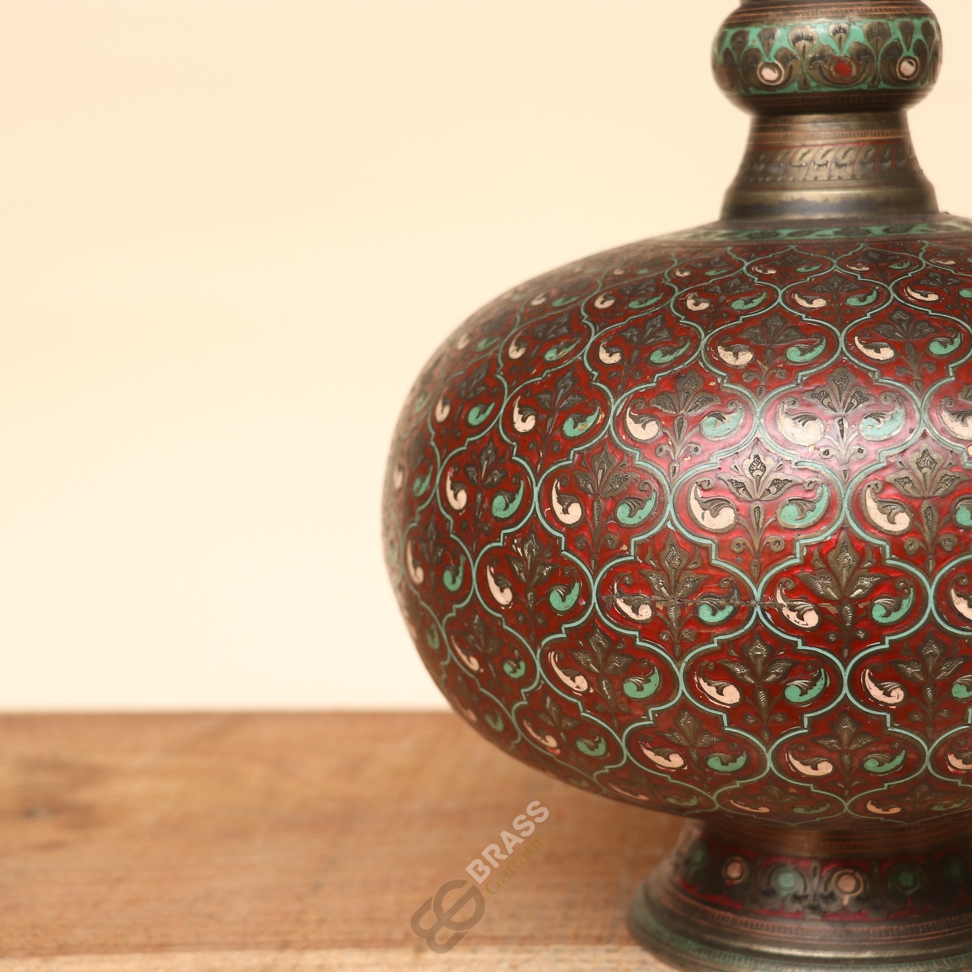 Brass Decorative Meenakari Handcrafted Planter