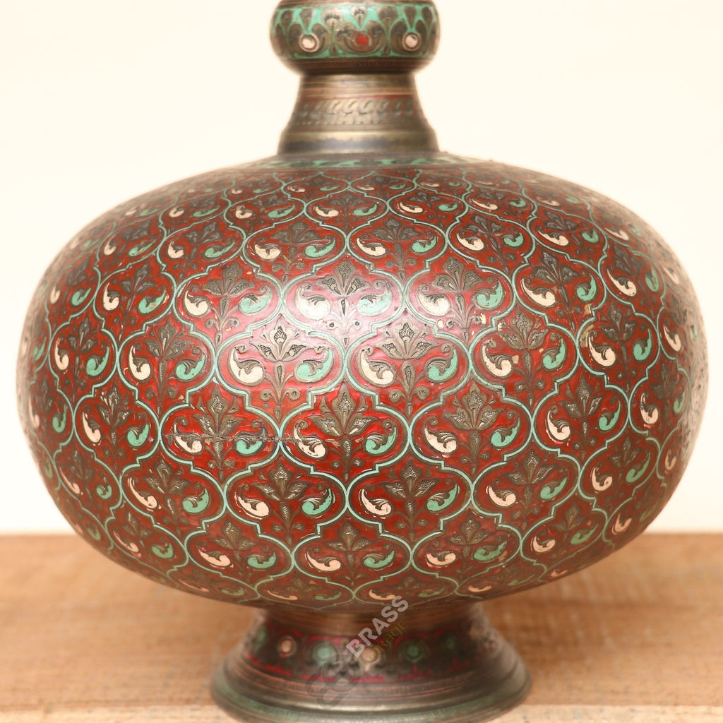 Brass Decorative Meenakari Handcrafted Planter