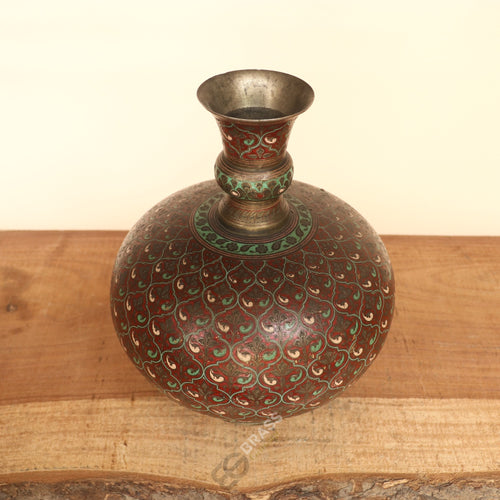 Brass Decorative Meenakari Handcrafted Planter